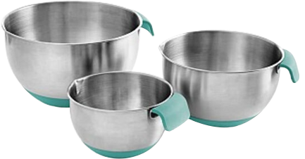 Set de Bowls de acero x 3 Aqua - TIENDA.GUT.ESSEN