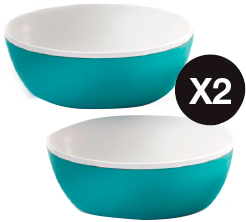 Cuencos oval set x 2 un